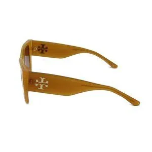 Tory Burch Sunglasses Women\'s Square TY9065U 186313 Transparent Marigold 53mm Tory Burch | Accessories | Tory Burch Sunglasses Womens  main image 4